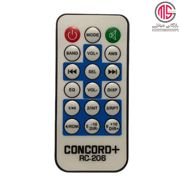 پخش خودرو کنکورد پلاس مدل KD-U3530BT — تصویر ۲