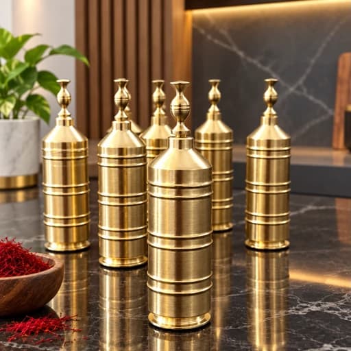 زعفران ساب ساچمه ای برنجی متوسط
