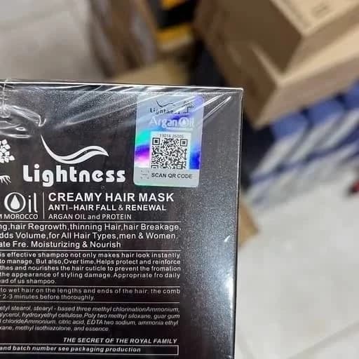 پک ۴ تایی حرفه‌ای آرگان ( شامپو+ماسک+اسپری+روغن ) لایتنس کد 1677 — تصویر ۵