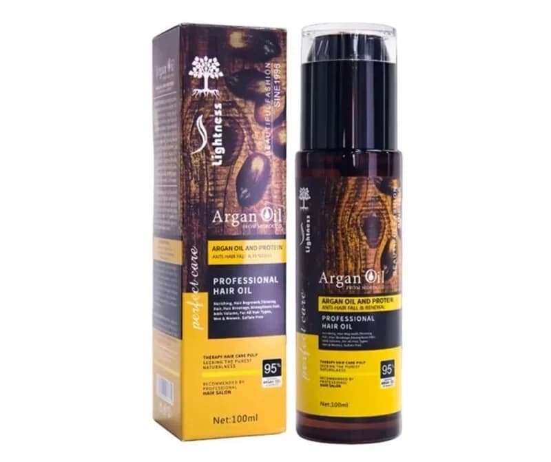 روغن مو مدل Argan oil حجم 100 میلی لیتر لایتنس کد 1672