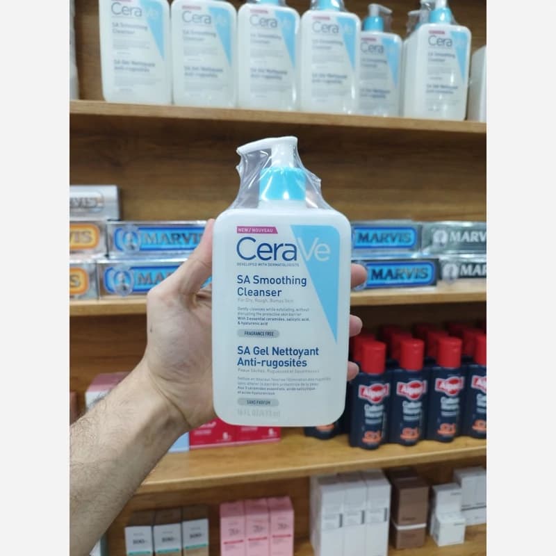 شوینده سالیسیلیک اسید سراوی 473 میل CeraVe SA Cleanser کد 1663 — تصویر ۲