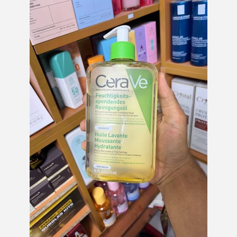 فوم پوست خشک و خیلی خشک شستشوی روغنی سراوی 437ml کد 1659 — تصویر ۲