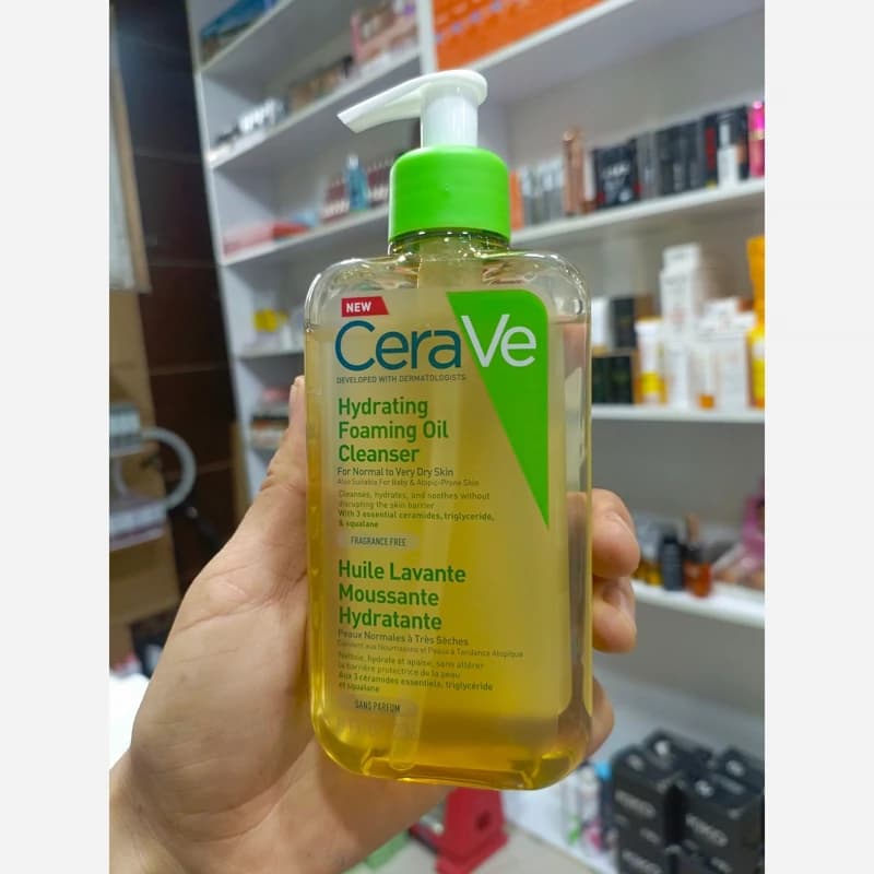 فوم پوست خشک و خیلی خشک شستشوی روغنی سراوی 236ml کد 1658 — تصویر ۲