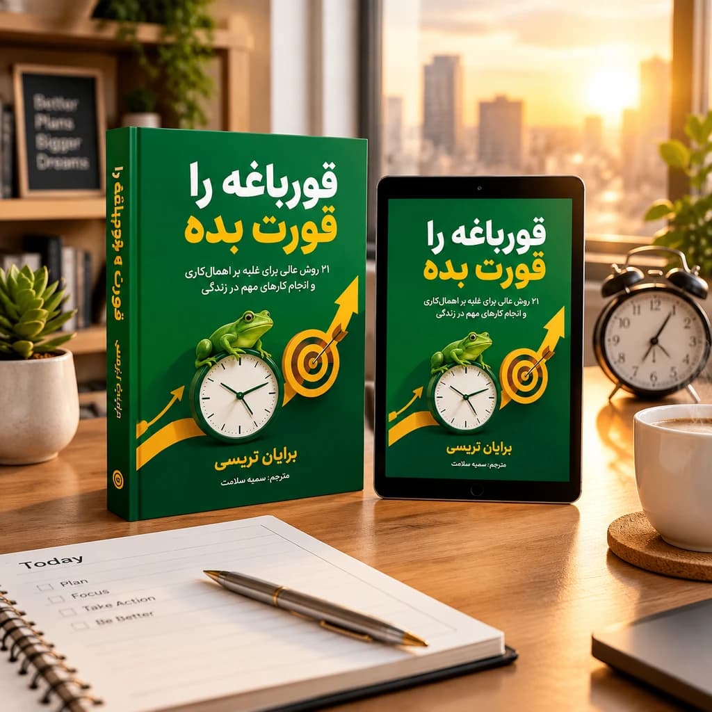 دانلود PDF کتاب قورباغه را قورت بده – ۲۱ روش غلبه بر تنبلی و مدیریت زمان (PDF)
