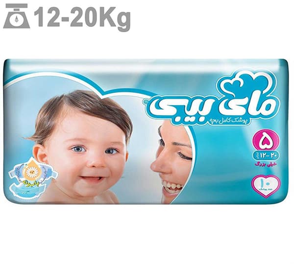 پوشک کامل خیلی بزرگ سایز 5 مای بیبی مناسب 12 تا 20 کیلوگرم — تصویر ۸