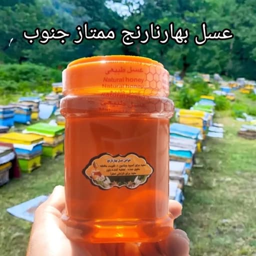عسل بهارنارنج جنوب1کیلویی اصل(ارسال رایگان با خرید 2م از غرفه)