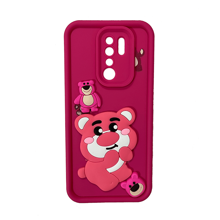قاب سولید عروسکی شیائومی redmi 9 طرح تدی