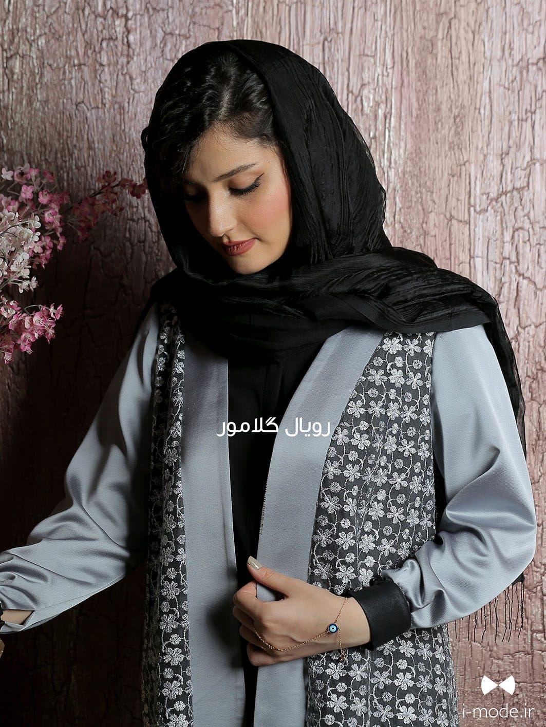 مانتو طوسی بلند زنانه مدل آشتی مانتو اسپرت دخترانه شیک — تصویر ۲