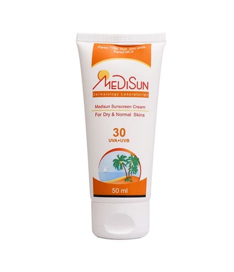 کرم ضد آفتاب SPF30 پوست خشک و معمولی مدیسان 50 میلی لیتر — تصویر ۲