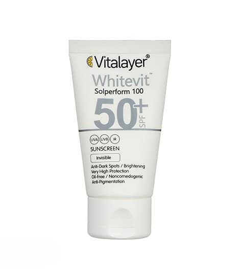 کرم ضد آفتاب و ضد لک وایت ویت SPF50 ویتالیر 40 میلی لیتر — تصویر ۳
