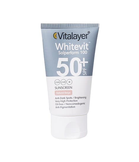 کرم ضد آفتاب و ضد لک وایت ویت SPF50 ویتالیر 40 میلی لیتر