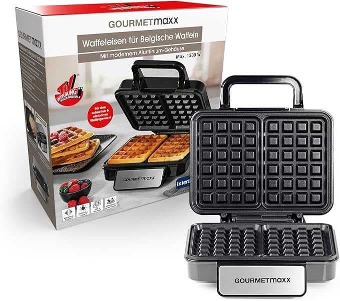 وافل ساز GOURMETmaxx 12087 _v1 دو عددی وافل بلژیکی