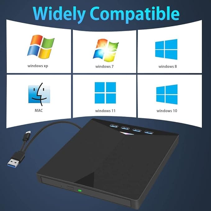 درایو خارجی DVD/CD-ROM 7IN1 — تصویر ۶