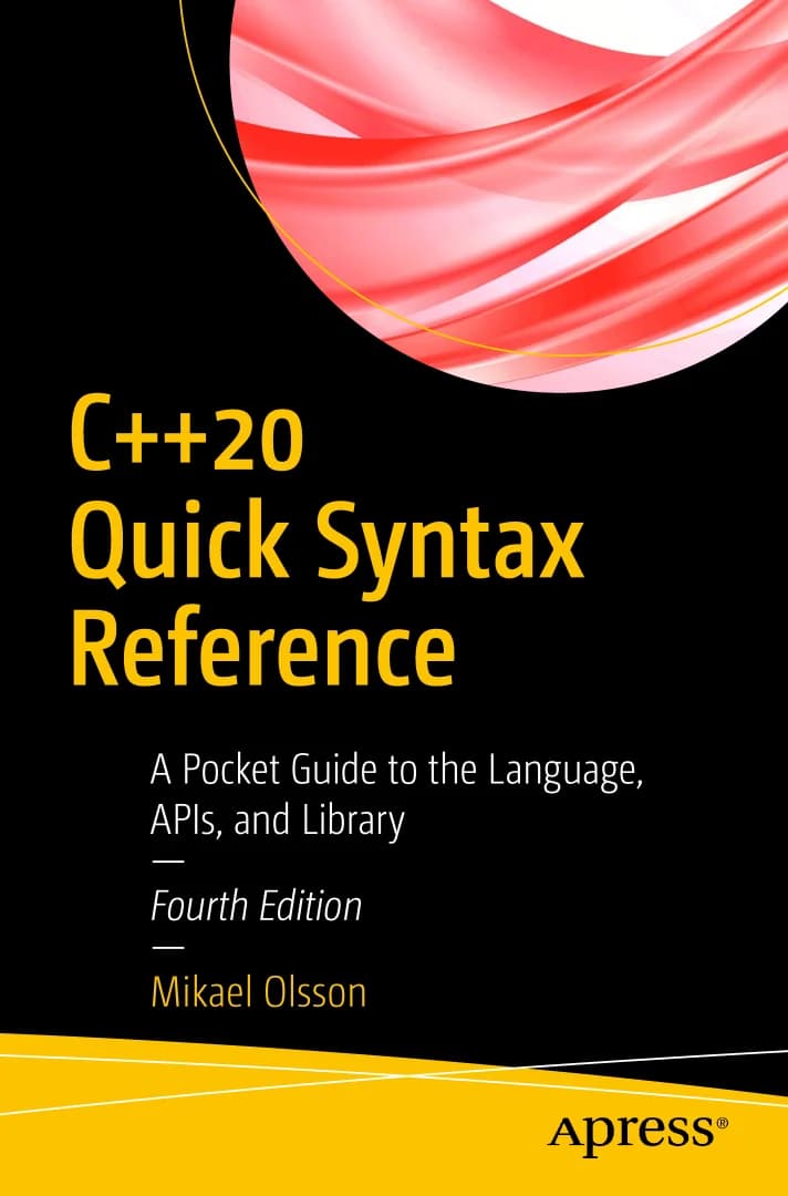 کتاب C++20 Quick Syntax Reference
