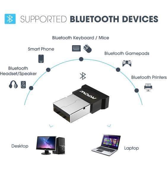 آداپتور دانگل USB بلوتوث Mpow 4.0