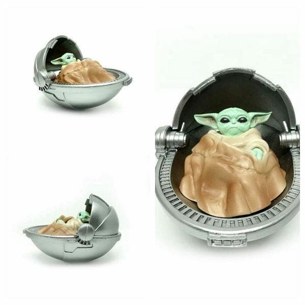 اکشن فیگور 7cm – Baby yoda Spaceship