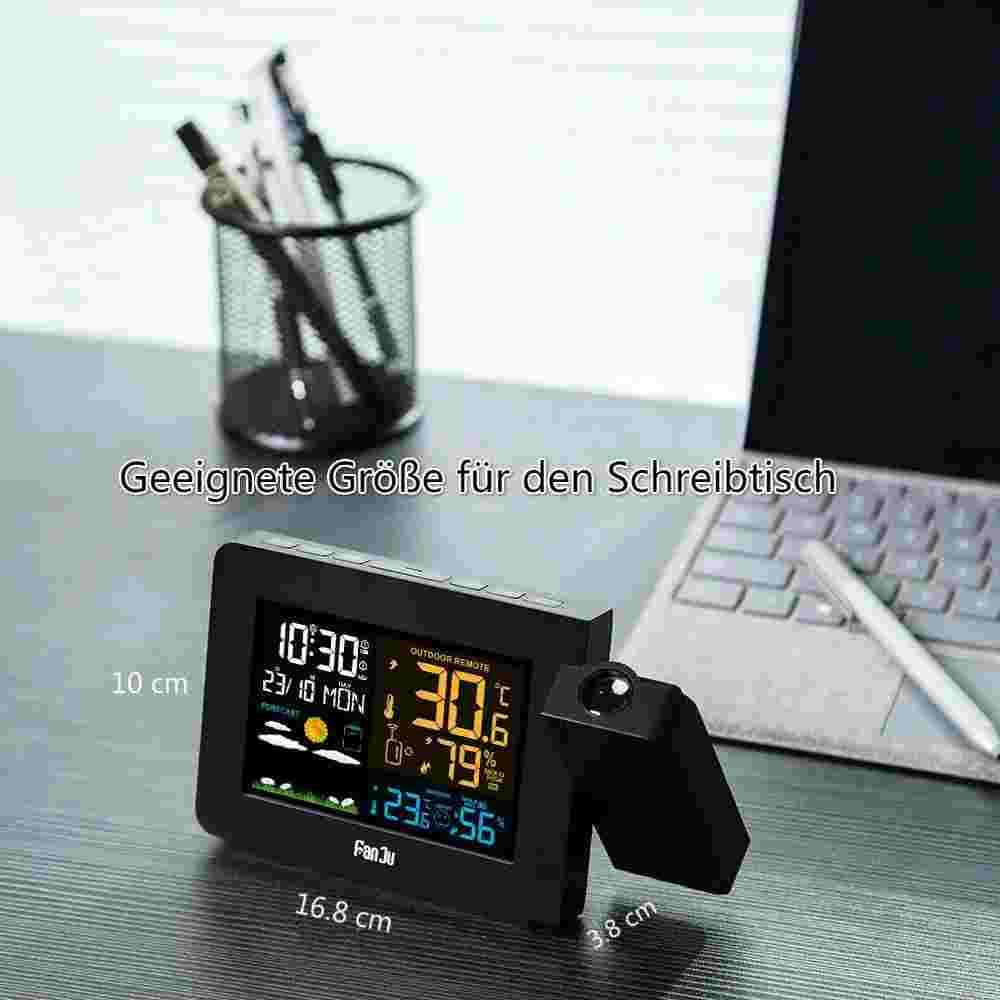 ساعت و ایستگاه هواشناسی FanJu FJ3391 — تصویر ۲