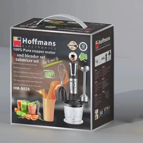 گوشت کوب و میکسر 5 کاره Hoffmans مدل 8028 — تصویر ۲