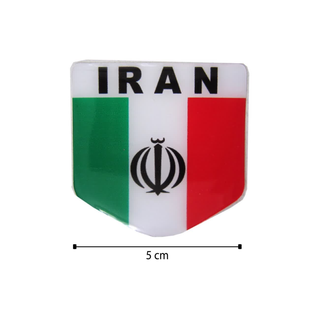 برچسب مناسب خودرو طرح پرچم ایران کد 2681 — تصویر ۲