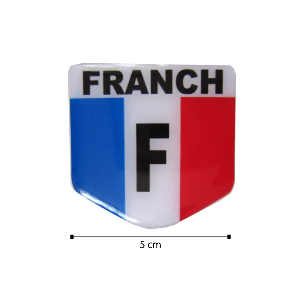 برچسب مناسب خودرو طرح FRANCH کد 2671 — تصویر ۲