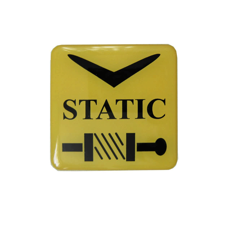 برچسب مناسب خودرو طرح STATIC کد 2451