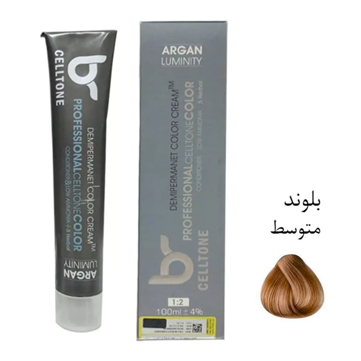 رنگ مو مدل طبیعی شماره 7.0 رنگ بلوند متوسط حجم 120میلی لیتر سلتون