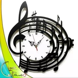 ساعت دیواری طرح موسیقی کد 30 (پس کرایه) — تصویر ۲