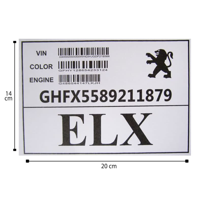 برگه (کاغذ) شیشه جلو پژو پارس ELX کد 2948 — تصویر ۲