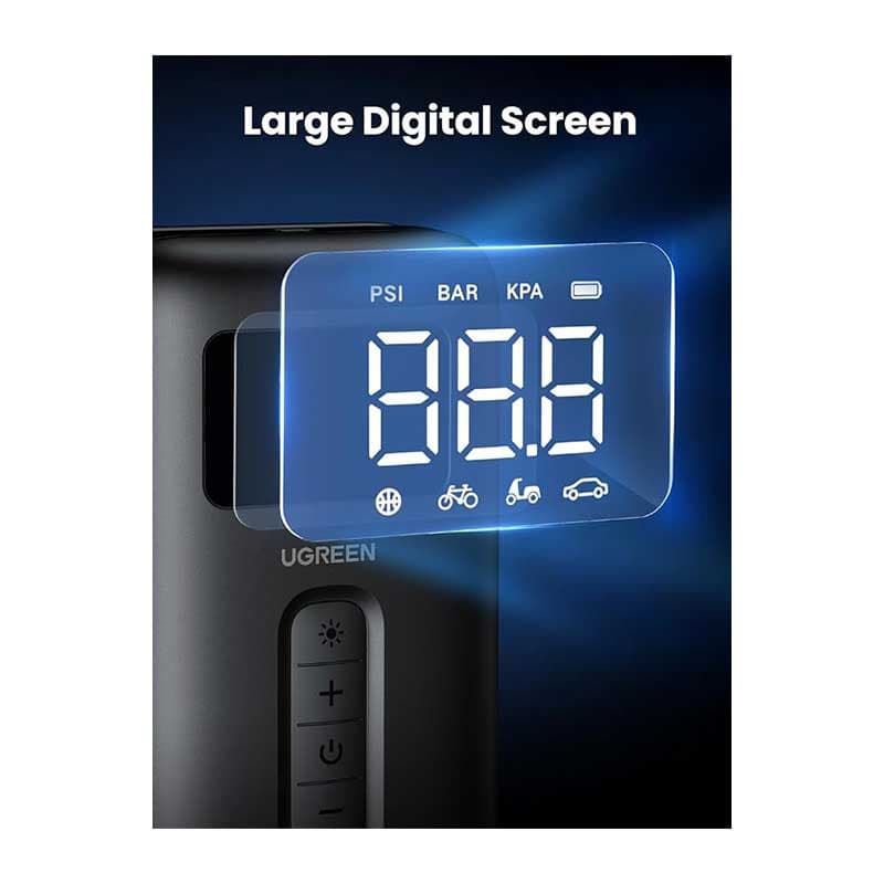 پمپ باد دیجیتالی قابل حمل مدل CD259 برند UGREEN — تصویر ۶