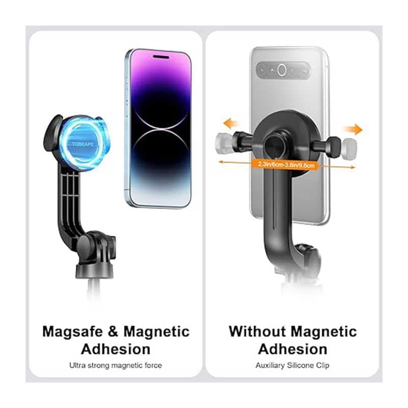 مونوپاد و سه پایه مغناطیسی مناسب آیفون‌ مدل magsafe tripod 001 برند Tobeape — تصویر ۵