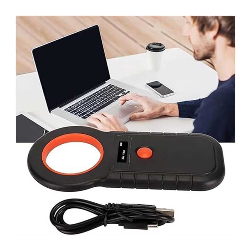 میکروچیپ ریدر اسکنر شناسه حیوانات خانگی مدل W90D برند RFID — تصویر ۲