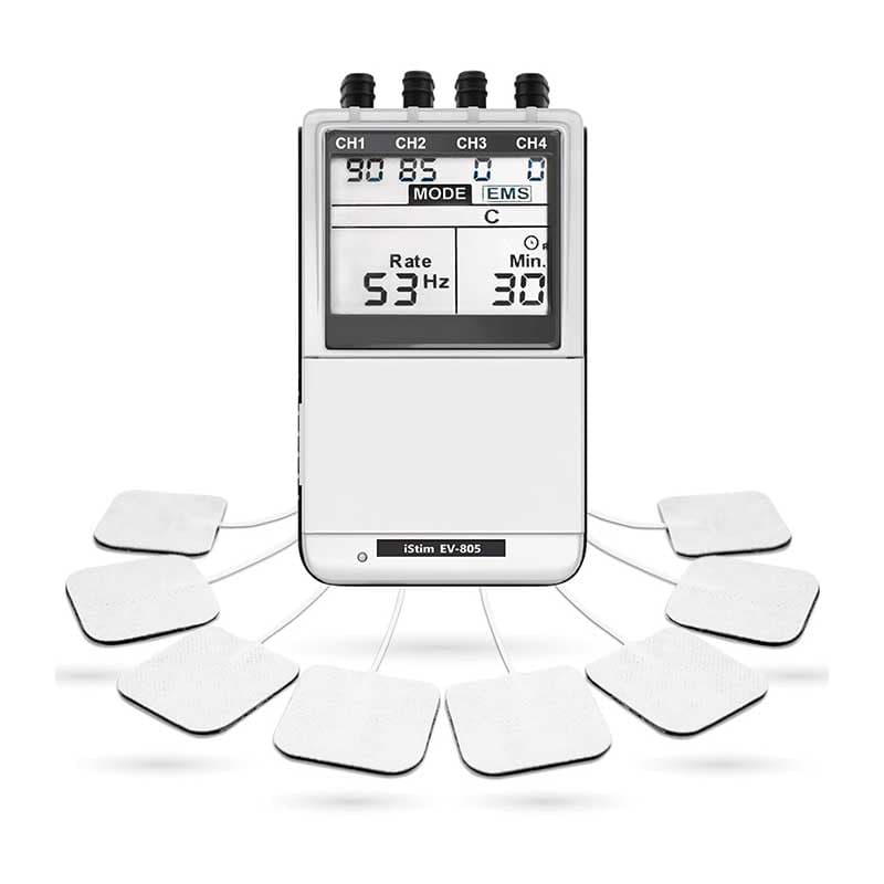 دستگاه ترکیبی تنس عضلانی مدل EV-805 TENS EMS 4 برند iSTIM
