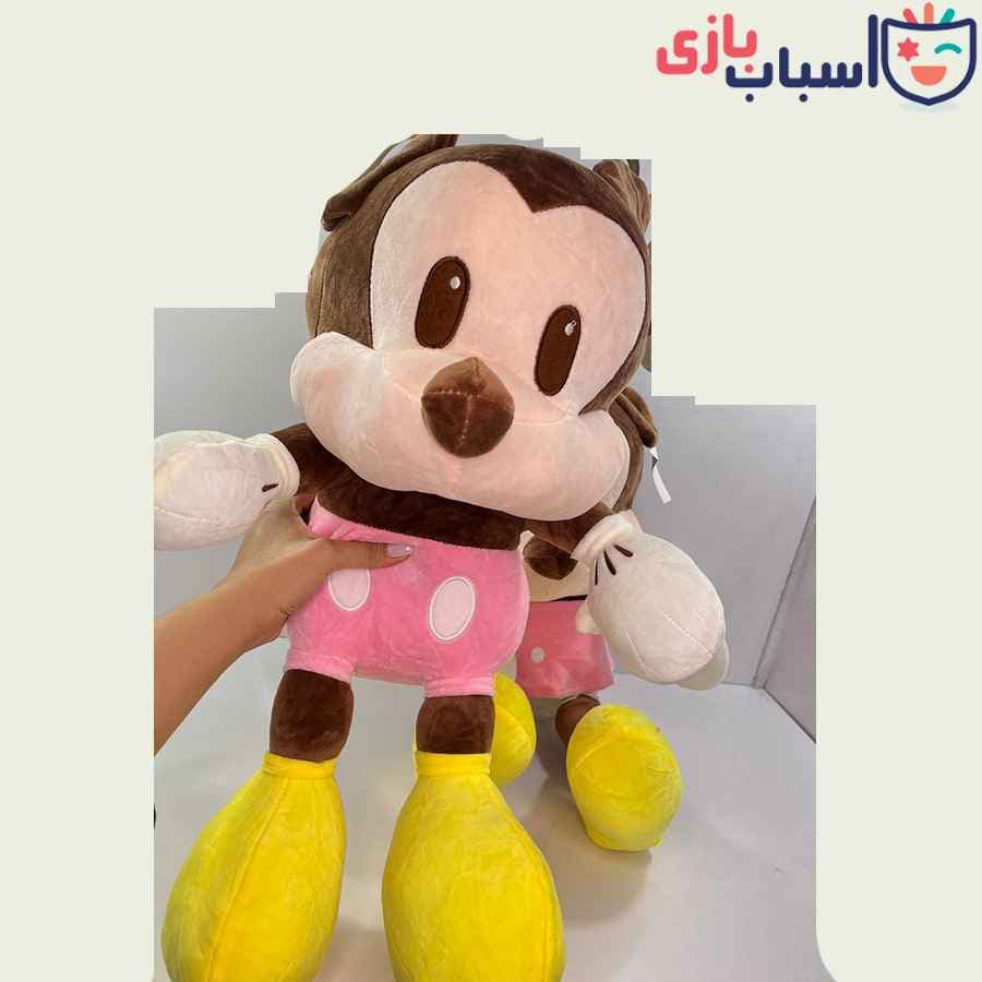 عروسک میکی موس دختر و پسر لباس صورتی — تصویر ۳