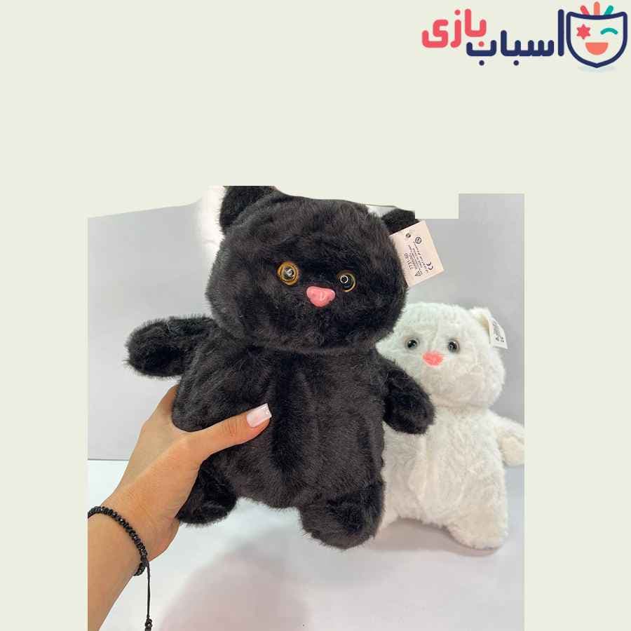 عروسک گربه دو رنگ — تصویر ۲