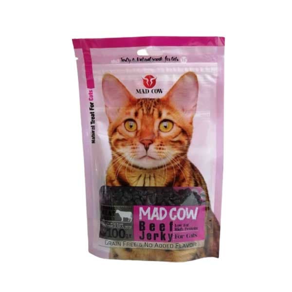 تشویقی گربه با طعم گاو 100 گرمی مدکو (medcow)