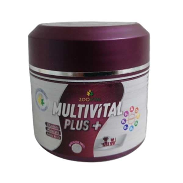 قرص مولتی ویتامین پلاس سگ و گربه زوویتال بسته 60 عددی – ZooVital Multivital