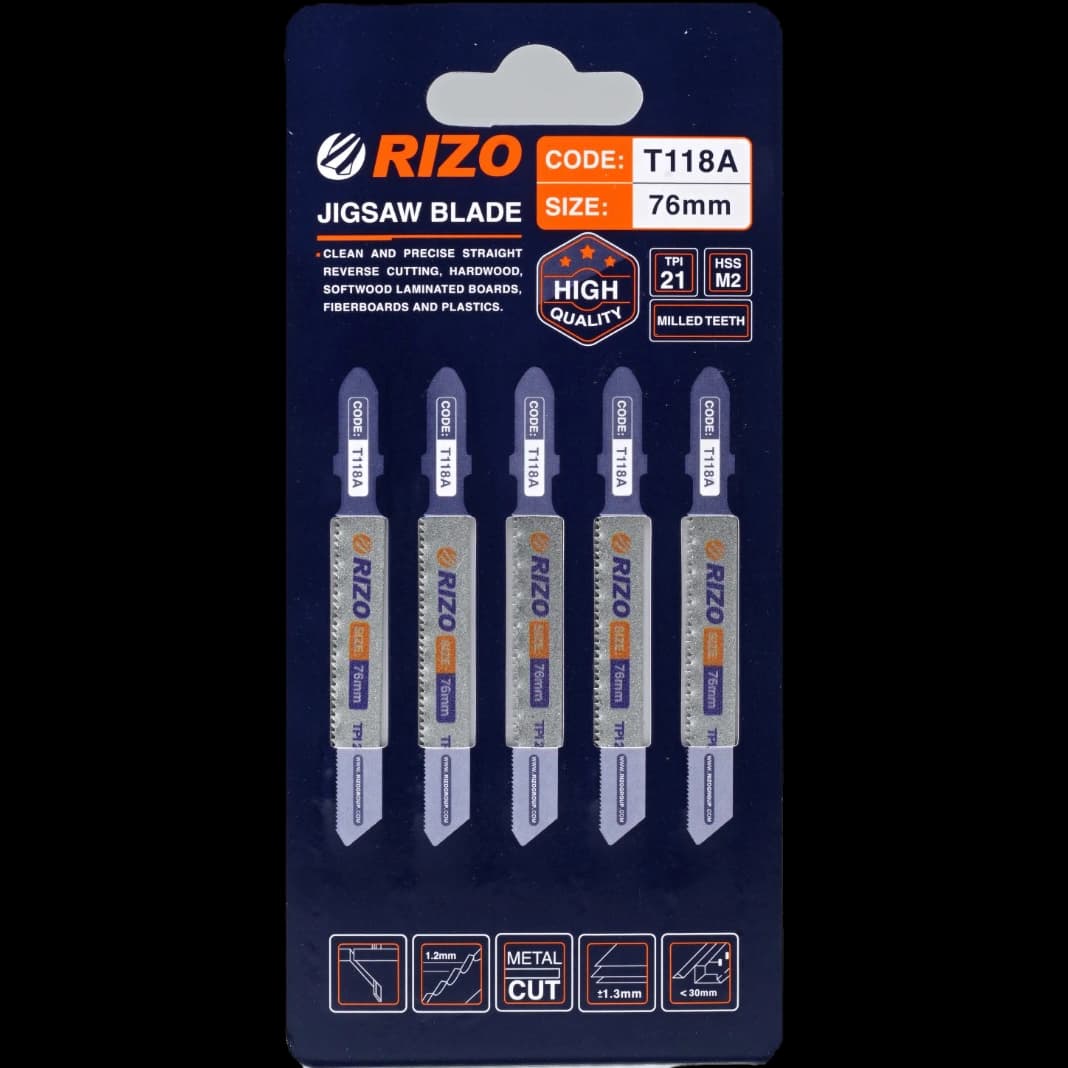 تیغ اره عمودبر T118A آهن RIZO