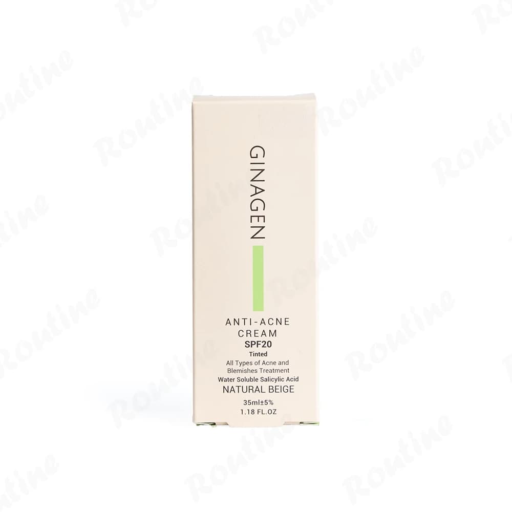 کرم ضد جوش رنگی SPF 20 ژیناژن — تصویر ۳