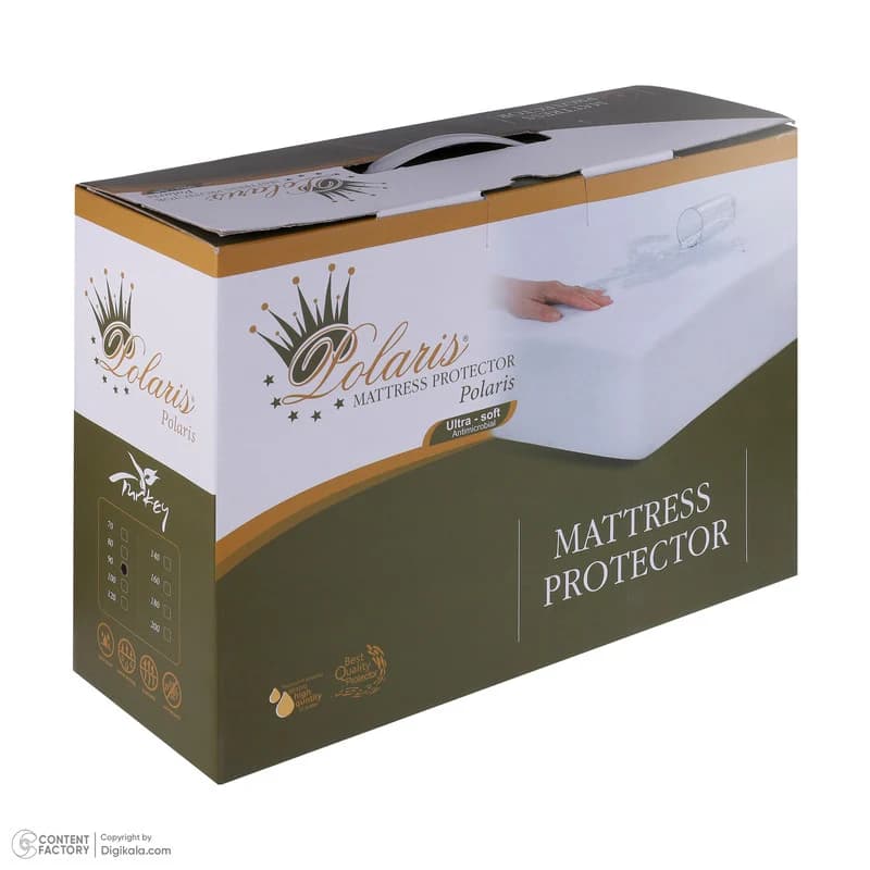 محافظ تشک پلاریس مدل Ultra Soft ضدآب نانو سایز 90×200 سانتی متر — تصویر ۶