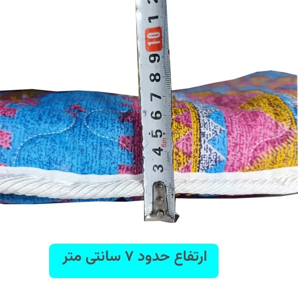 تشک مهمان اِسپی توره مدل گبه سنتی دو نفره سایز 90×190 سانتی متر — تصویر ۳