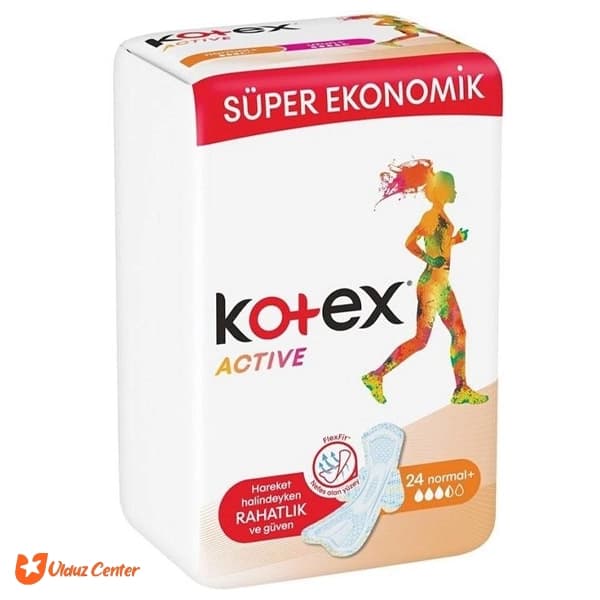 نوار بهداشتی کوتکس مدل Active Normal بسته 24 عددی