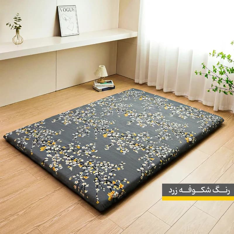 تشک مهمان آنیسا مدل شکوفه یکنفره سایز 85×185 سانتی متر — تصویر ۲
