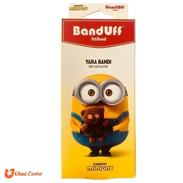 چسب زخم کودک Banduff مدل minions بسته 10 عددی