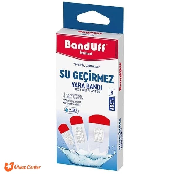 چسب زخم ضد آب Banduff مدل Su Gecirmez بسته 8 عددی