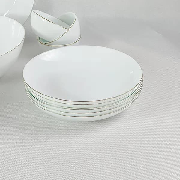 سرویس 26 پارچه آرکوپال گرد لب طلا — تصویر ۶