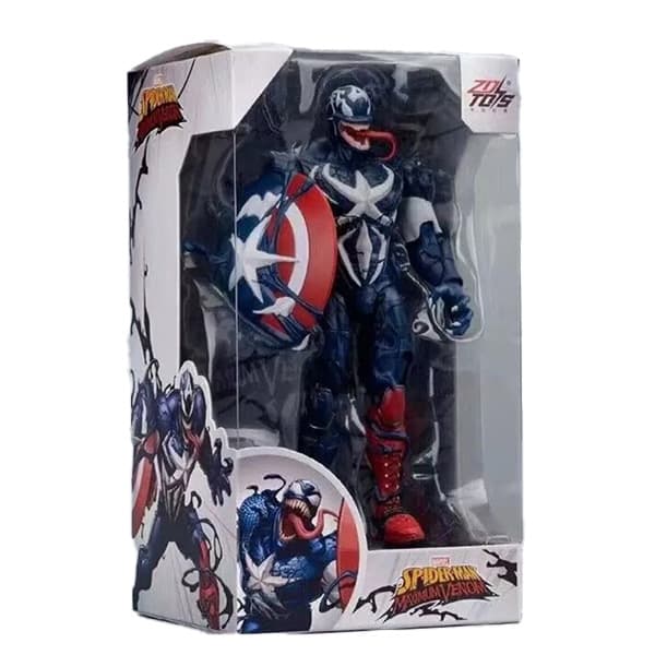 اکشن فیگور سری Venomized زد دی تویز مدل Captain America — تصویر ۳