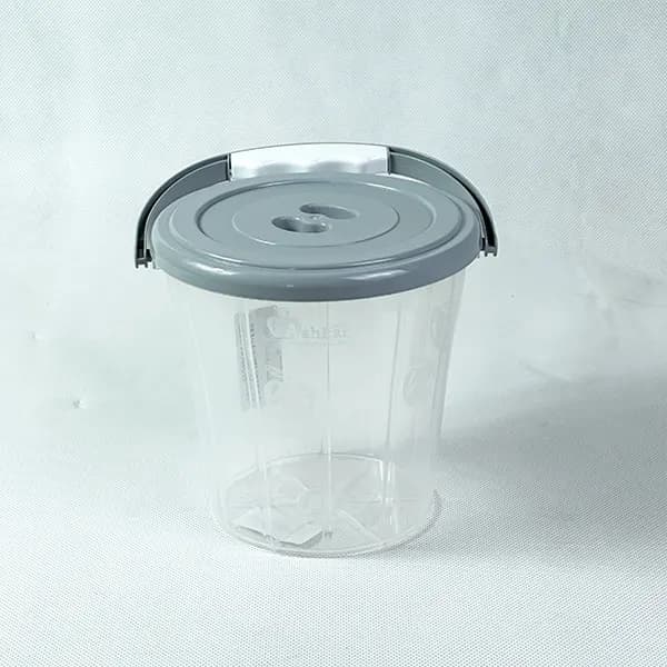 سطل مدرج همه کاره 1.5 لیتری شفاف اشکان — تصویر ۳