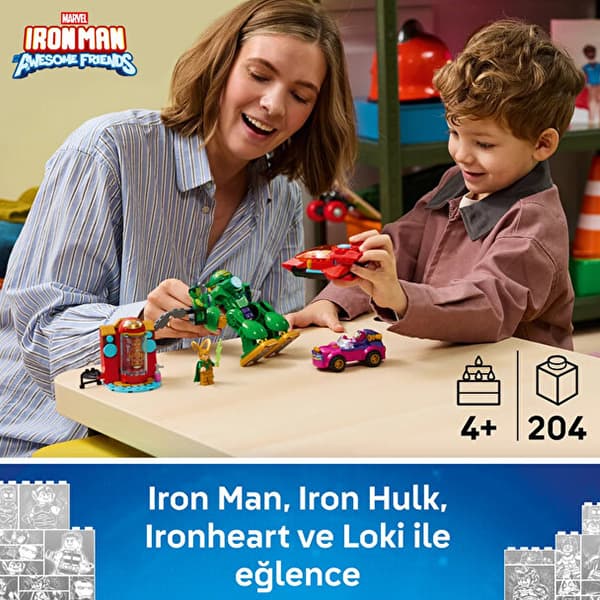 لگو سری مارول مدل Iron Man and Amazing Friends vs Loki کد 11211 — تصویر ۶