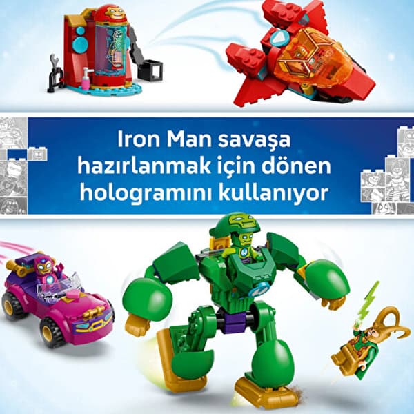 لگو سری مارول مدل Iron Man and Amazing Friends vs Loki کد 11211 — تصویر ۷