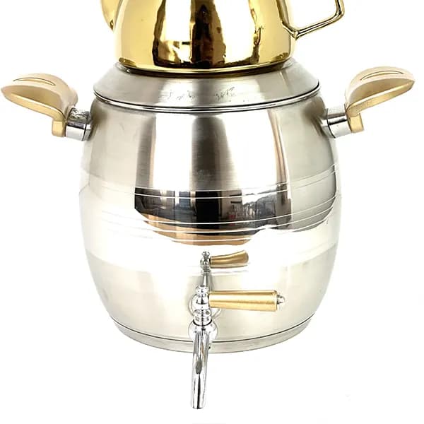 کتری قوری توپی استیل — تصویر ۳